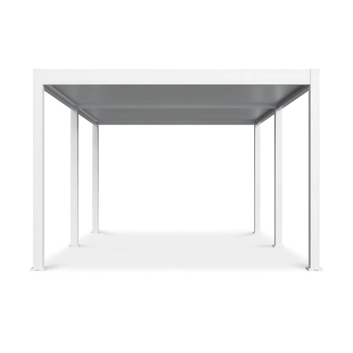 DELUXE AUTOMATIC+LED 3.6x5.3 PERGOLA TARASOWA WHITE