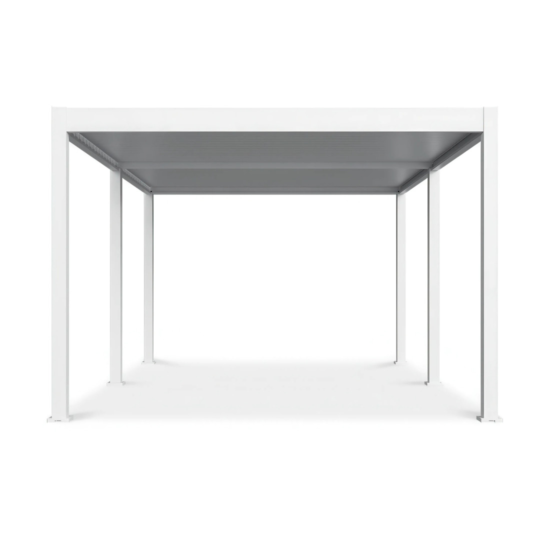 DELUXE AUTOMATIC+LED 3.6x5.3 PERGOLA TARASOWA WHITE