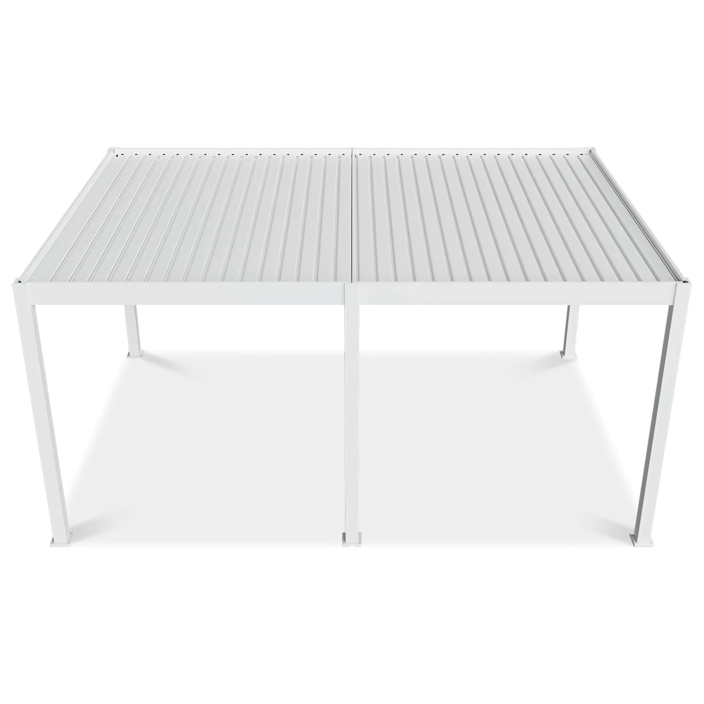 DELUXE AUTOMATIC+LED 3.6x5.3 PERGOLA TARASOWA WHITE