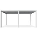 DELUXE AUTOMATIC+LED 3.6x5.3 PERGOLA TARASOWA WHITE