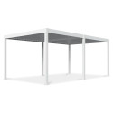 DELUXE AUTOMATIC+LED 3.6x6 PERGOLA TARASOWA WHITE