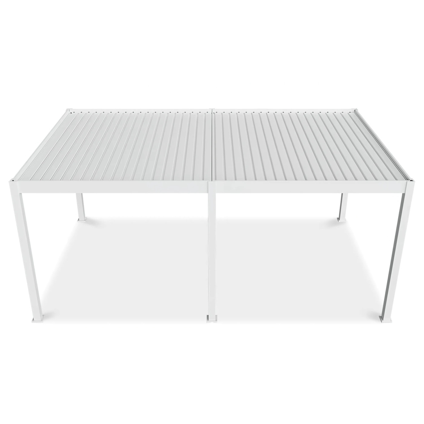 DELUXE AUTOMATIC+LED 3.6x6 PERGOLA TARASOWA WHITE