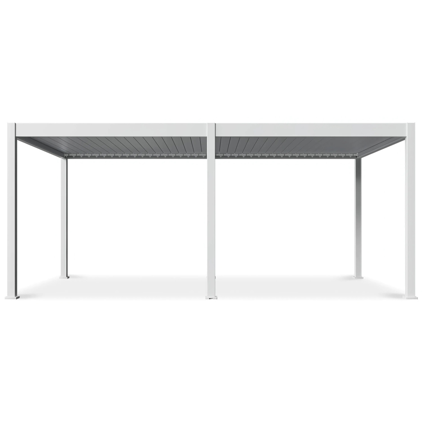 DELUXE AUTOMATIC+LED 3.6x6 PERGOLA TARASOWA WHITE