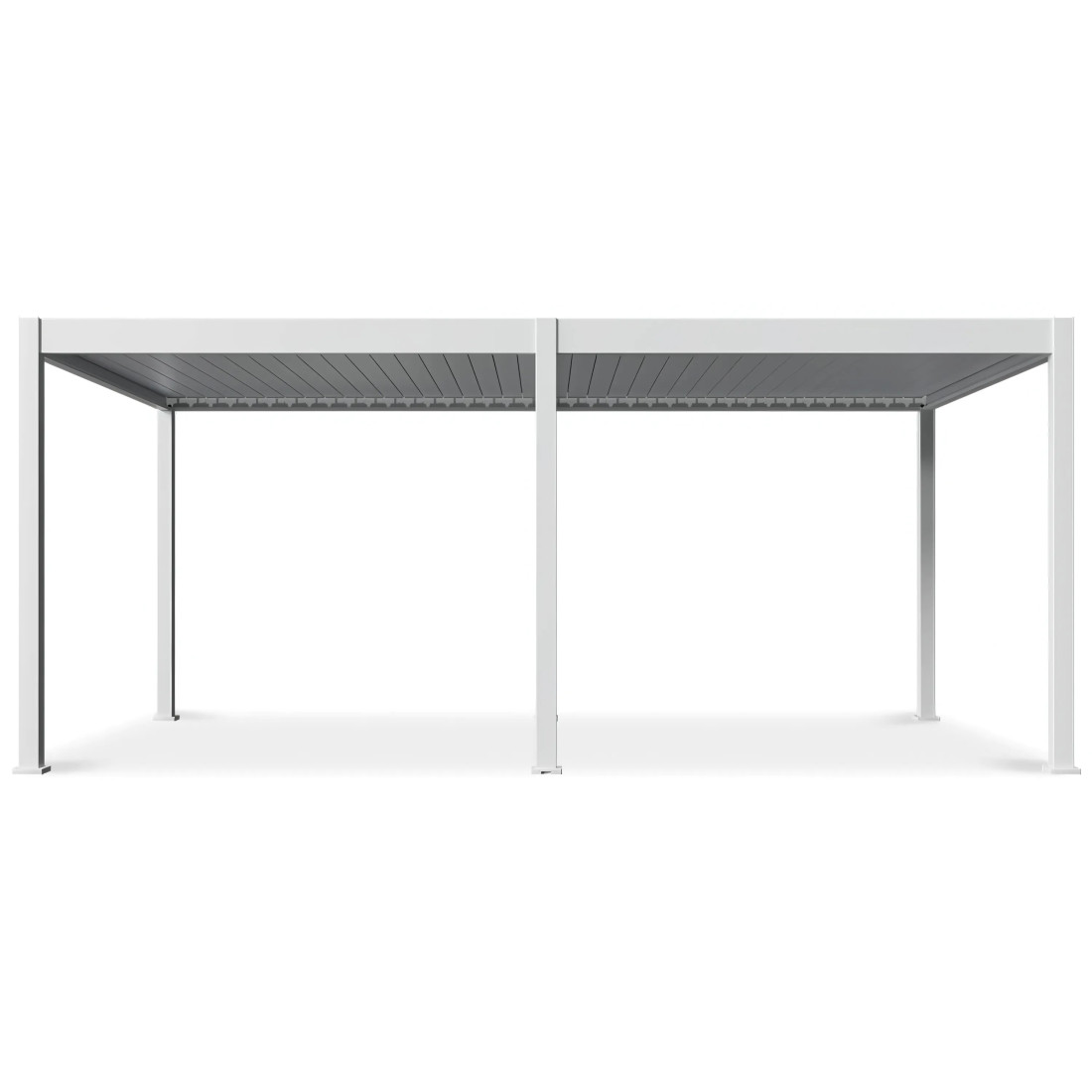 DELUXE AUTOMATIC+LED 3.6x6 PERGOLA TARASOWA WHITE