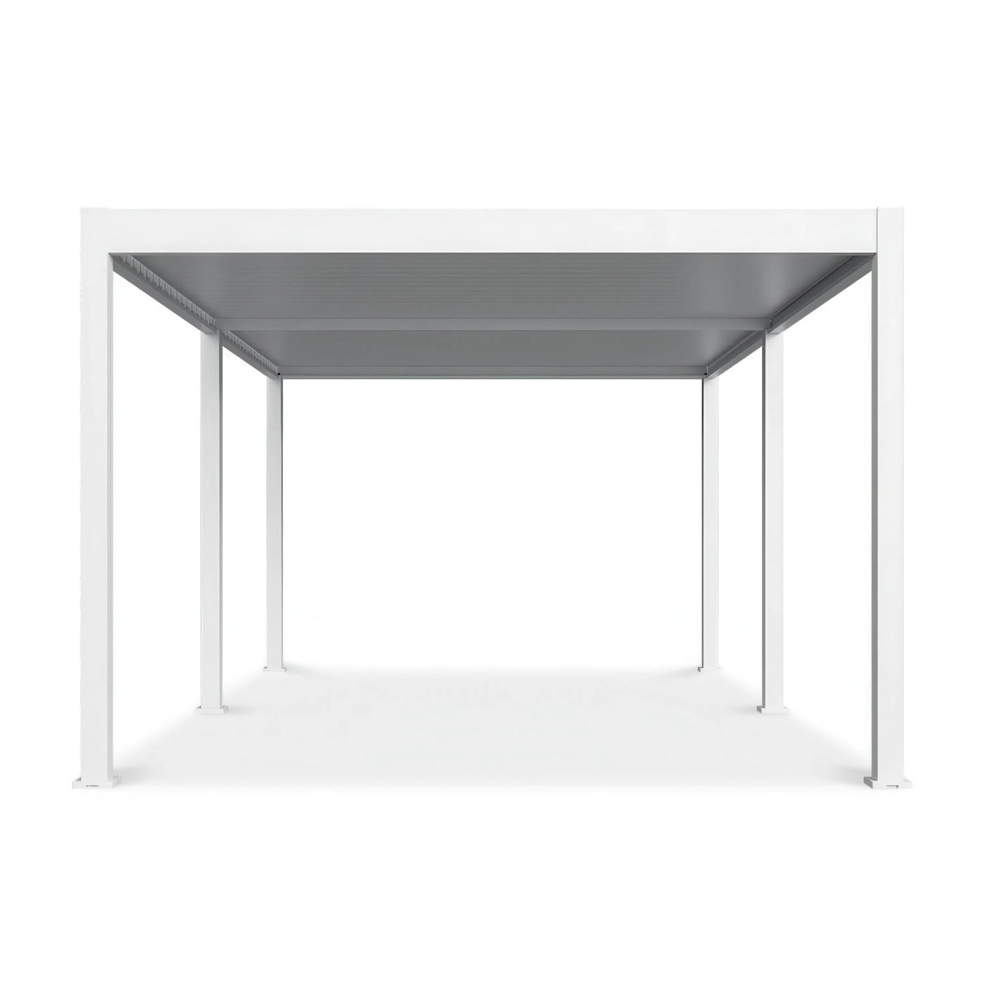 DELUXE AUTOMATIC+LED 3.6x6 PERGOLA TARASOWA WHITE