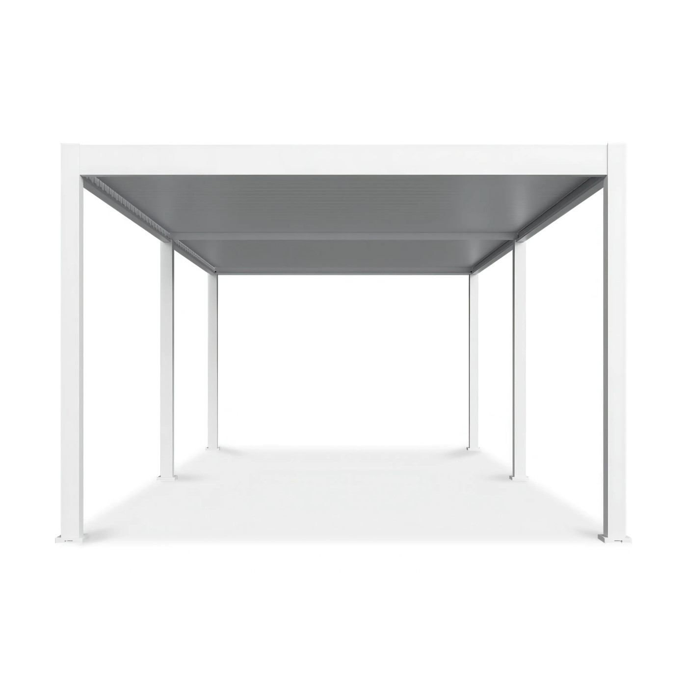 DELUXE AUTOMATIC+LED 3.6x7.2 PERGOLA TARASOWA WHITE