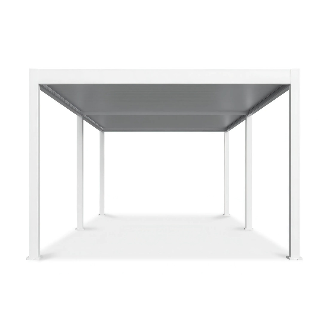 DELUXE AUTOMATIC+LED 3.6x7.2 PERGOLA TARASOWA WHITE