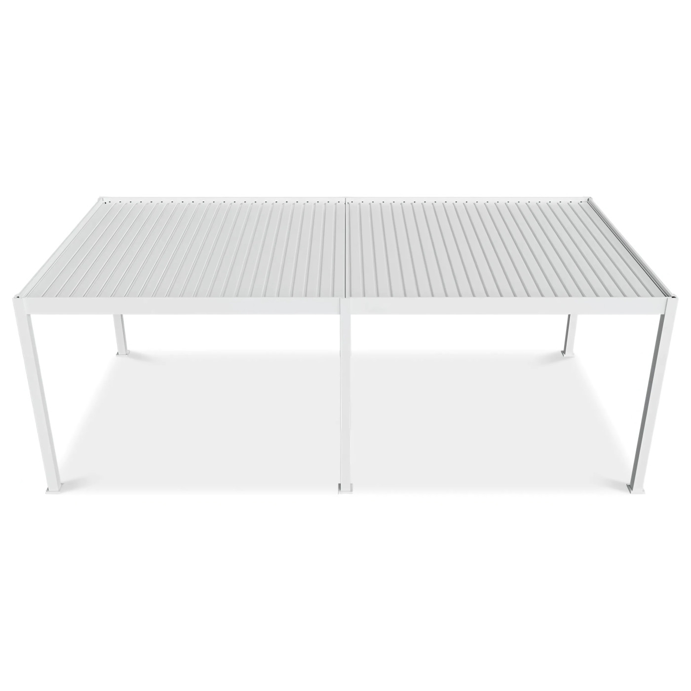 DELUXE AUTOMATIC+LED 3.6x7.2 PERGOLA TARASOWA WHITE