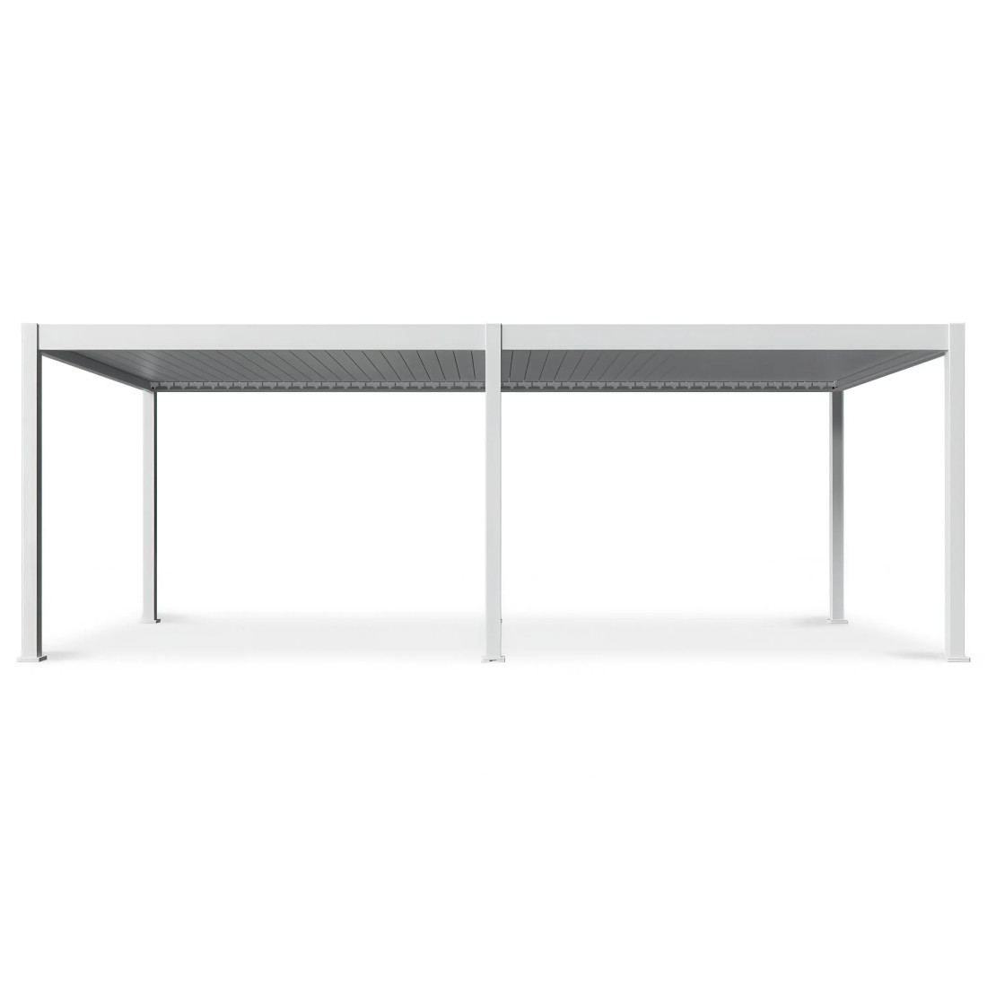 DELUXE AUTOMATIC+LED 3.6x7.2 PERGOLA TARASOWA WHITE