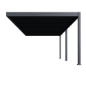 DELUXE WALL 3.6x7.2 PERGOLA TARASOWA ANTHRACITE
