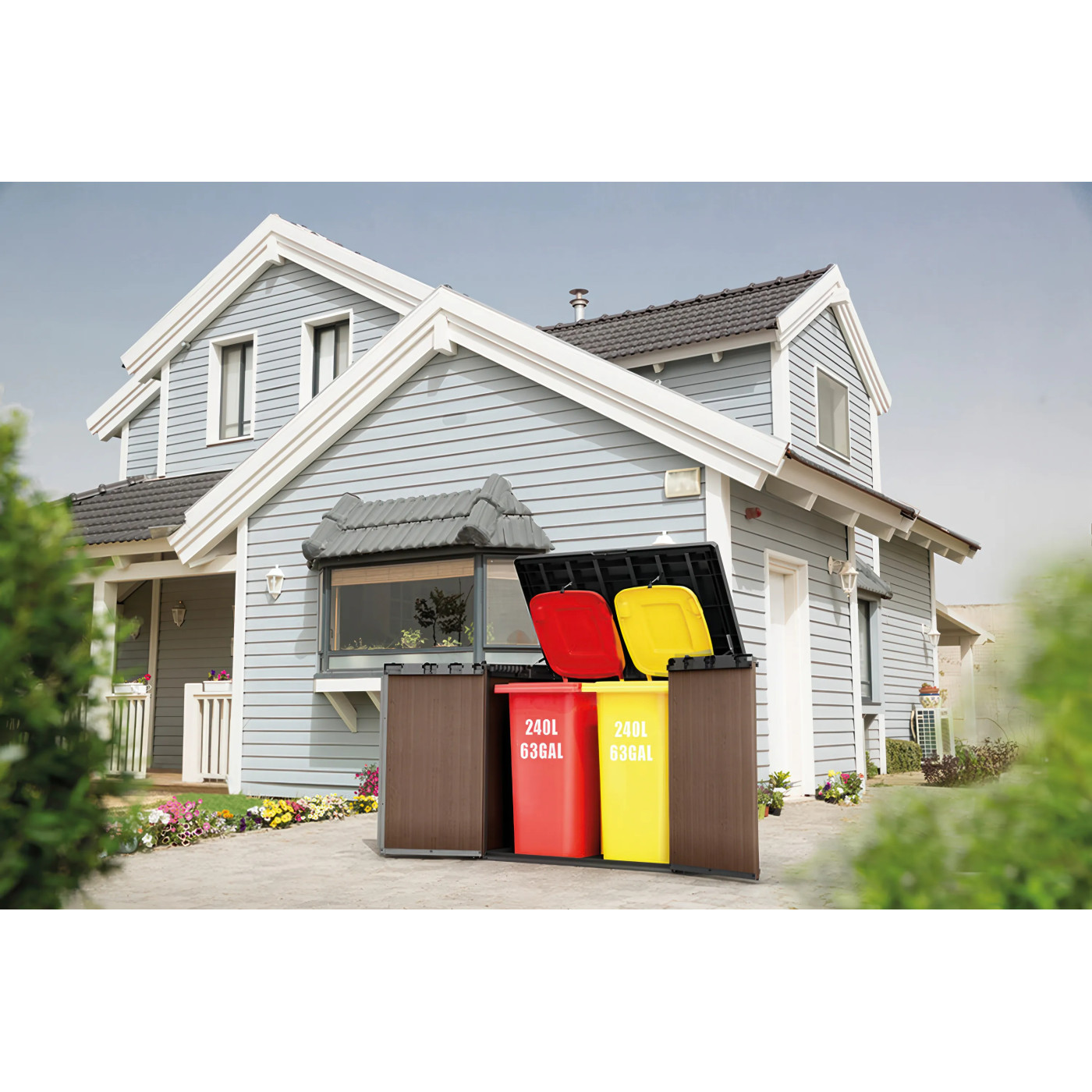 SIO DARWIN 1100L SCHOWEK OGRODOWY BROWN