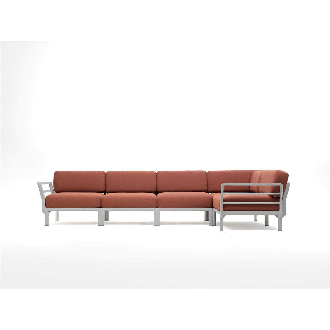 MAXIMO 5 CORNER GESSO-CANNELLA+MAXIMO TABLE GESSO