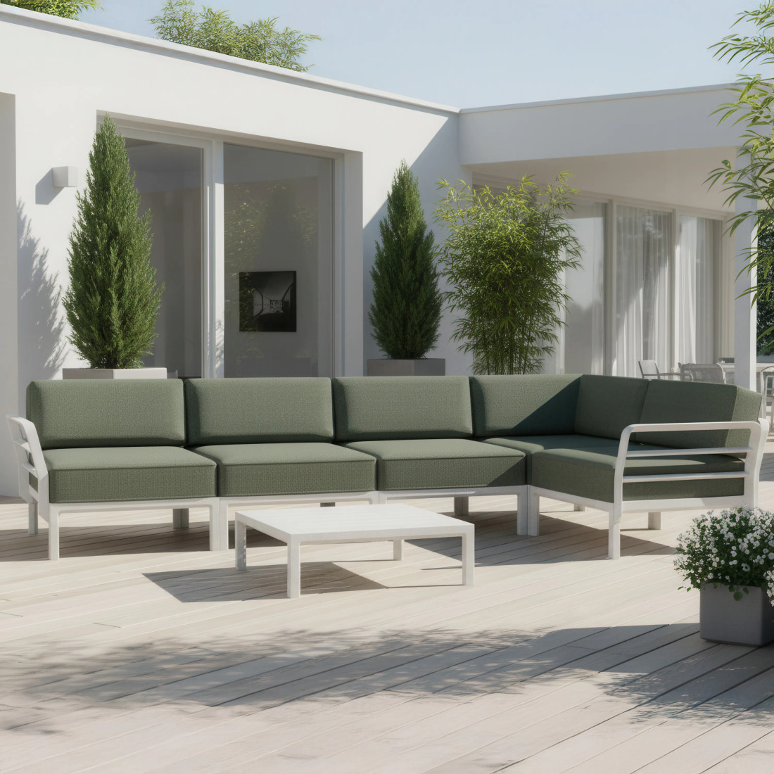 MAXIMO 5 NAROŻNIK GESSO-TIMO+MAXIMO TABLE GESSO