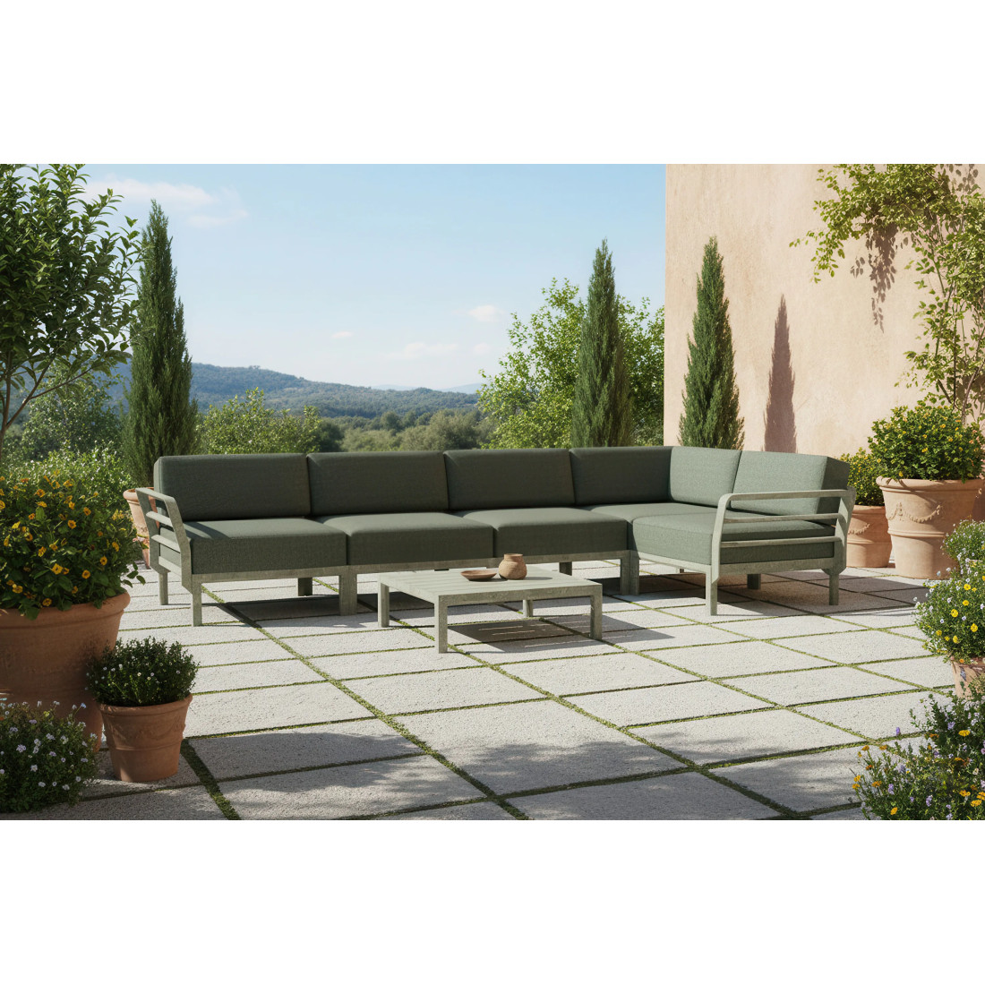 MAXIMO 5 CORNER CACTUS-TIMO+MAXIMO TABLE CACTUS