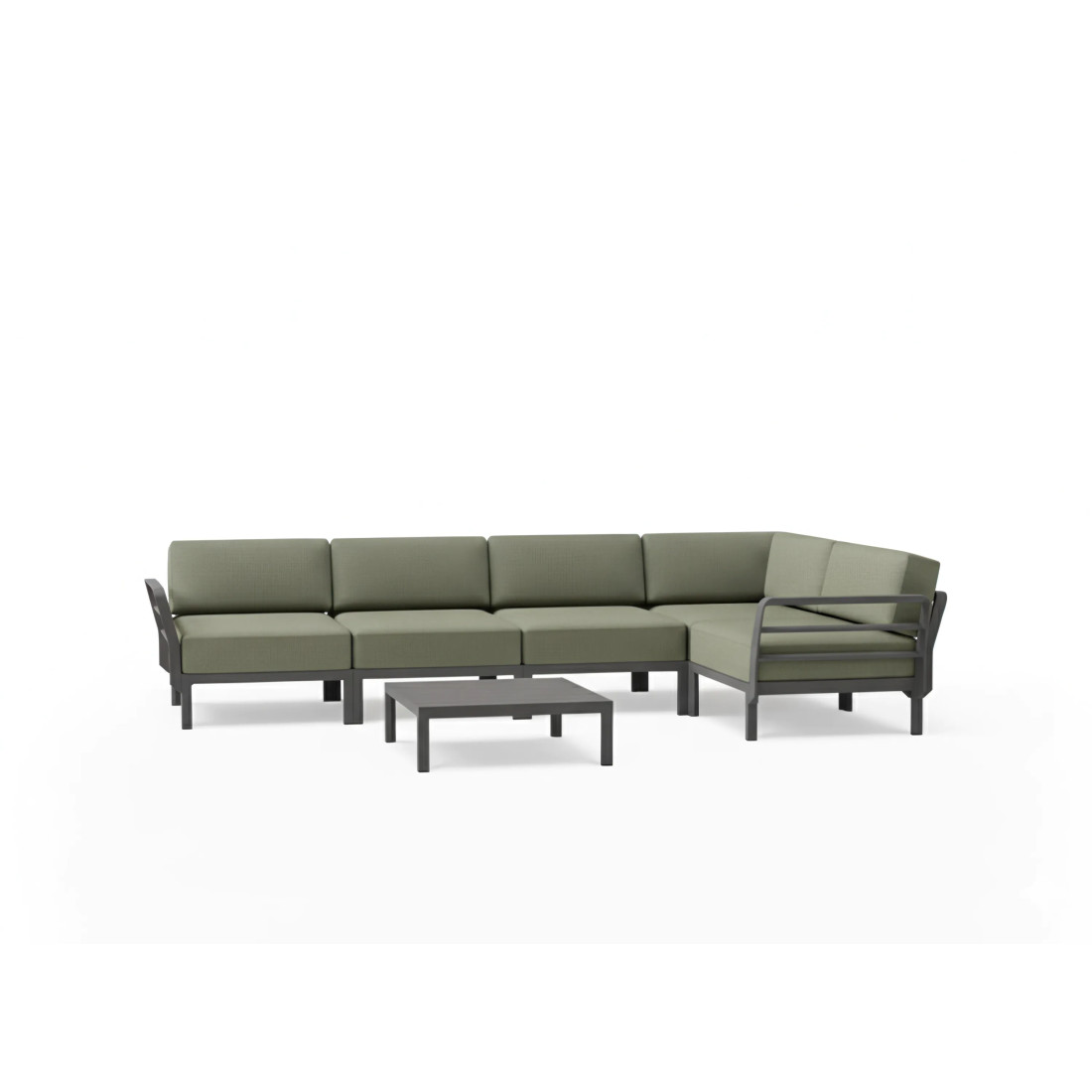 MAXIMO 5 CORNER BASALTO-TIMO+MAXIMO TABLE BASALTO