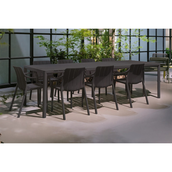 TIBERINA/TEVERE 210-275 8+1 ANTHRACITE SET