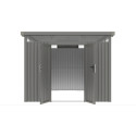 OTTAWA 10x10 DOMEK METALOWY GREY ALUMINIUM