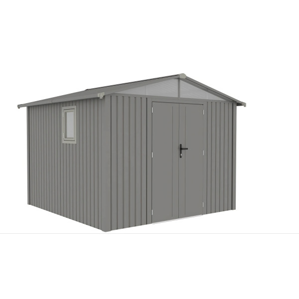 MICHIGAN 10x10 DOMEK METALOWY GREY ALUMINIUM