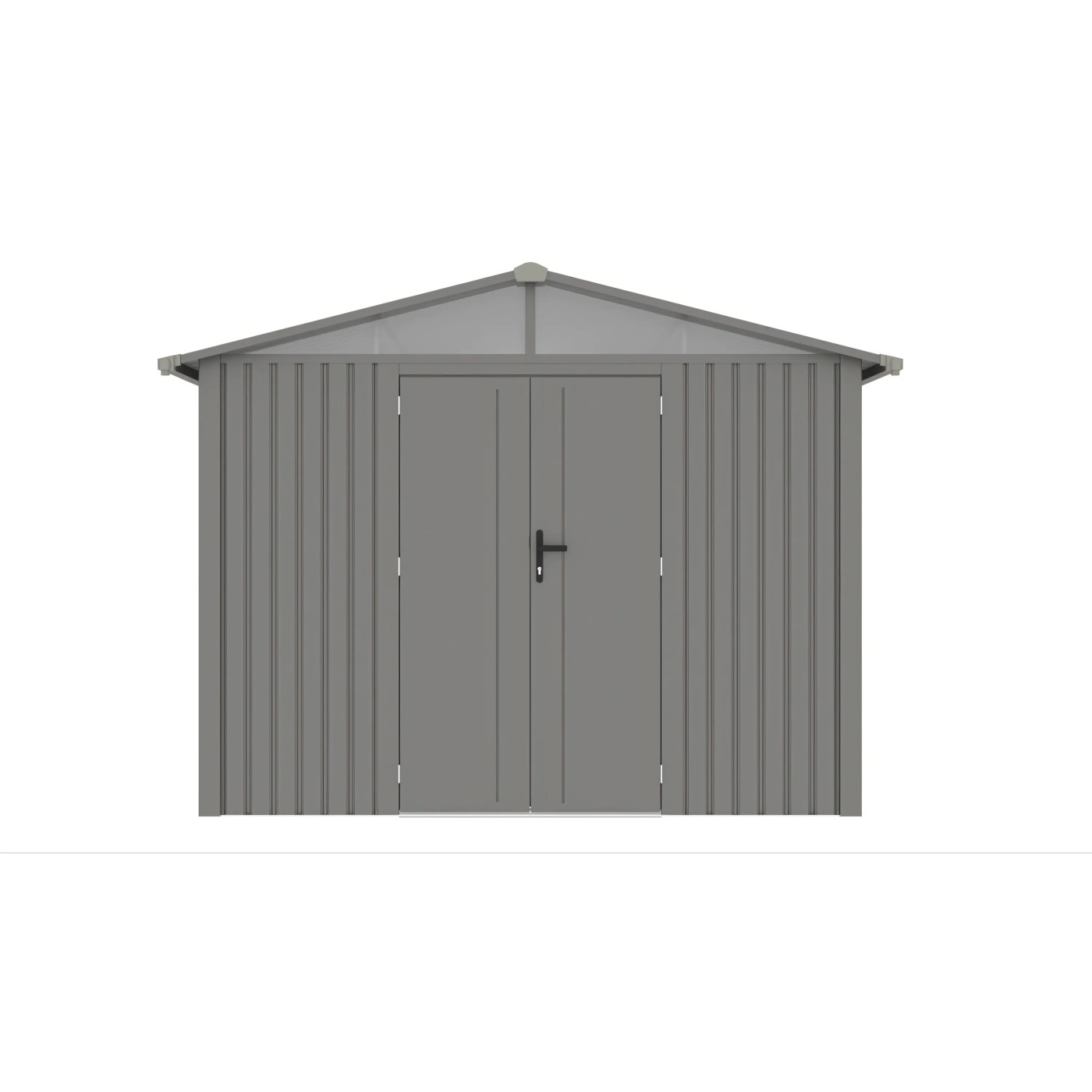 MICHIGAN 10x10 DOMEK METALOWY GREY ALUMINIUM