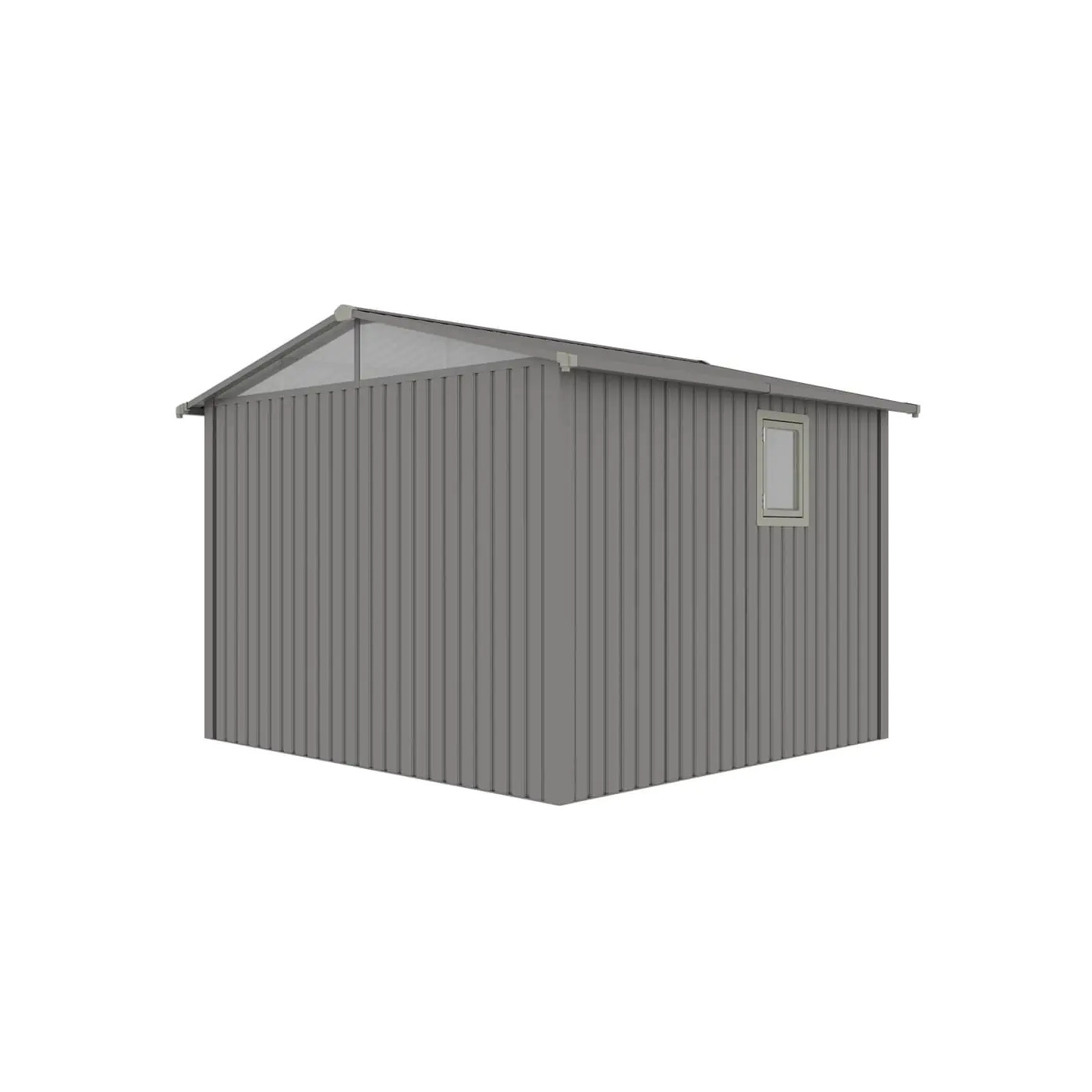 MICHIGAN 10x10 DOMEK METALOWY GREY ALUMINIUM