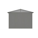 MICHIGAN 10x10 METAL SHED GREY ALUMINIUM
