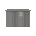MICHIGAN 10x10 DOMEK METALOWY GREY ALUMINIUM