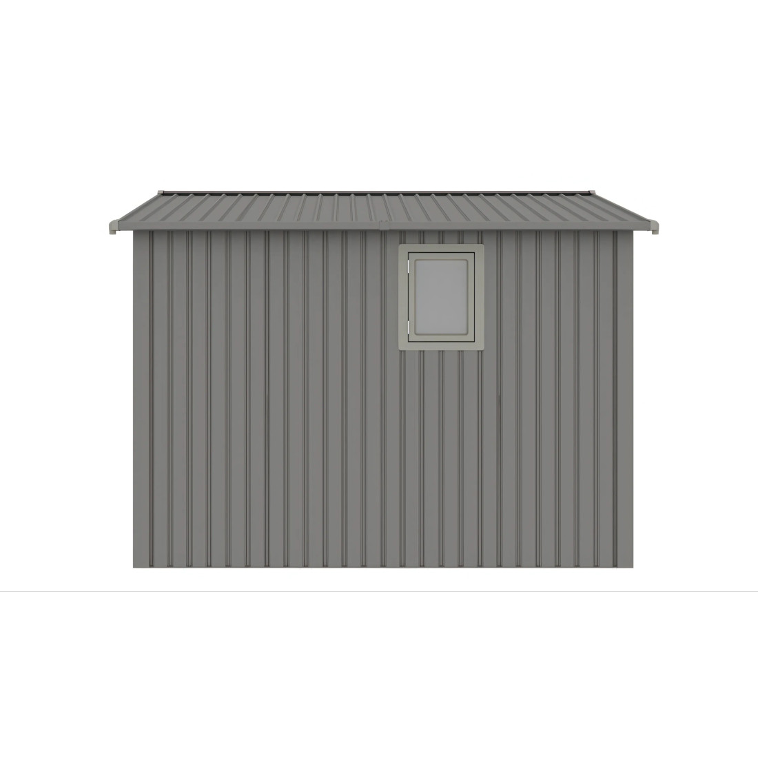 MICHIGAN 10x10 DOMEK METALOWY GREY ALUMINIUM