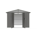 MICHIGAN 10x10 DOMEK METALOWY GREY ALUMINIUM