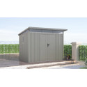 PORTLAND 9x8 DOMEK METALOWY GREY ALUMINIUM