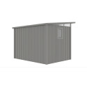 PORTLAND 9x8 DOMEK METALOWY GREY ALUMINIUM