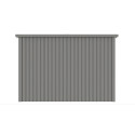 PORTLAND 9x8 METAL COTTAGE GREY ALUMINIUM