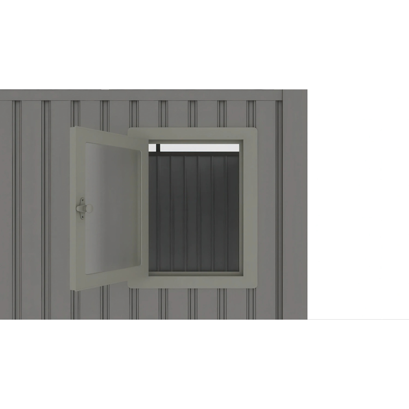 PORTLAND 9x8 DOMEK METALOWY GREY ALUMINIUM