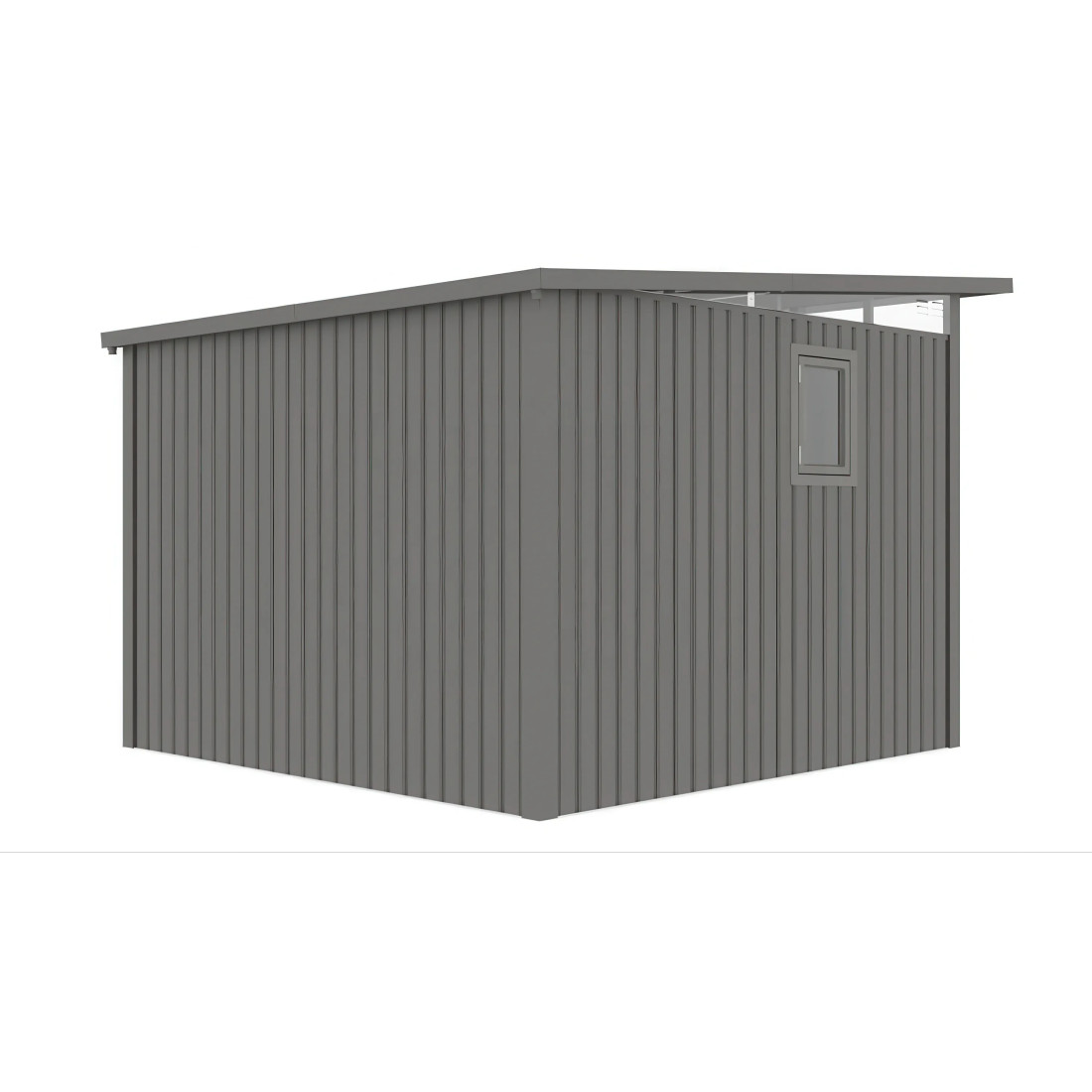 PORTLAND 9x10 DOMEK METALOWY GREY ALUMINIUM