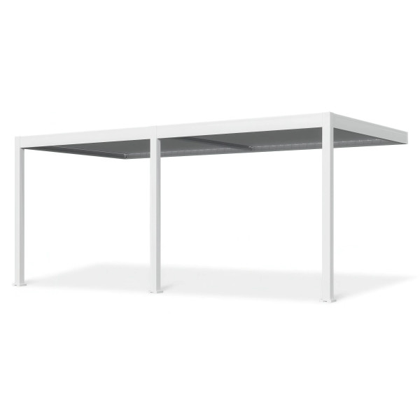 ELEGANCE WALL AUTOMATIC+LED 3x6 PERGOLA TARASOWA WHITE