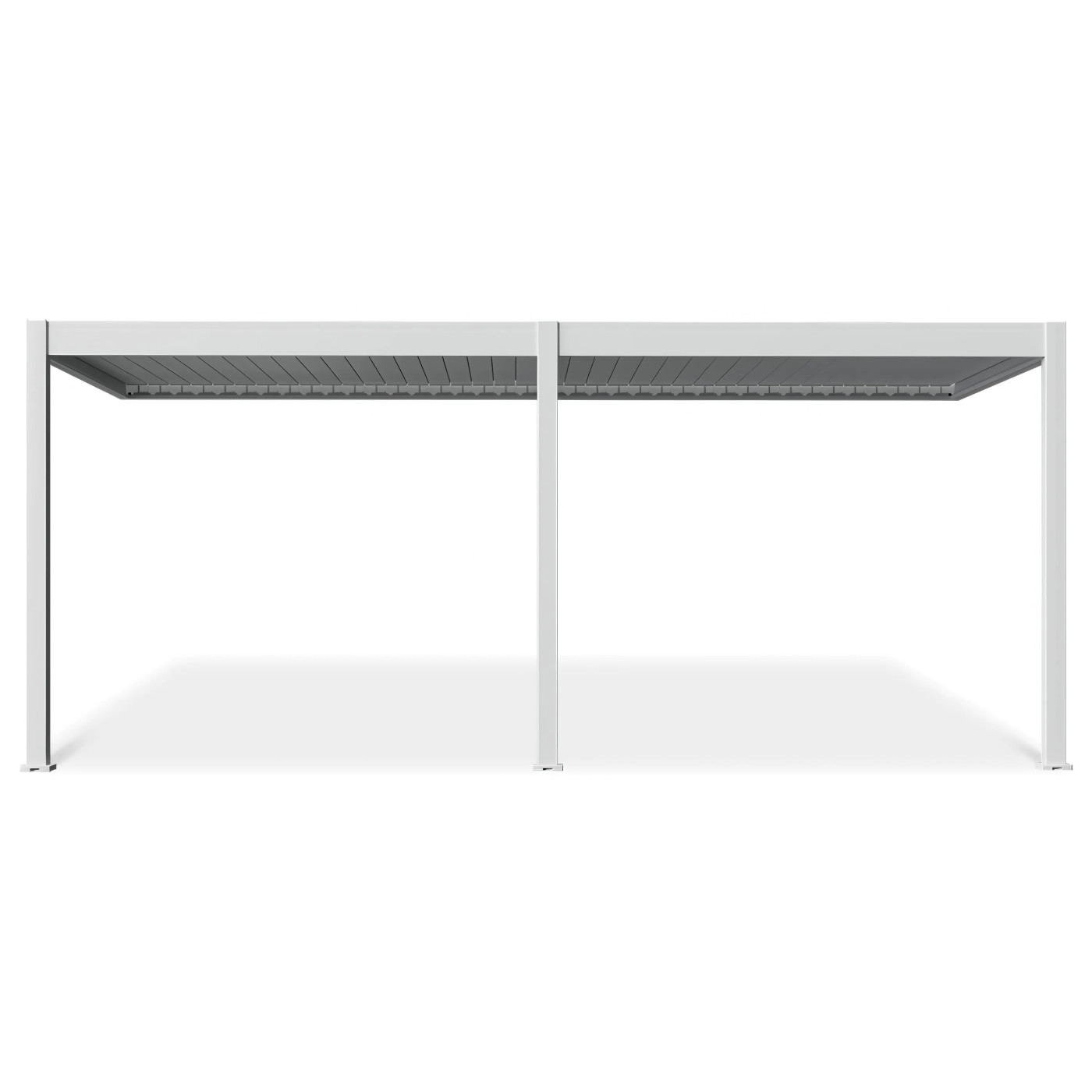 ELEGANCE WALL AUTOMATIC+LED 3x6 PERGOLA TARASOWA WHITE