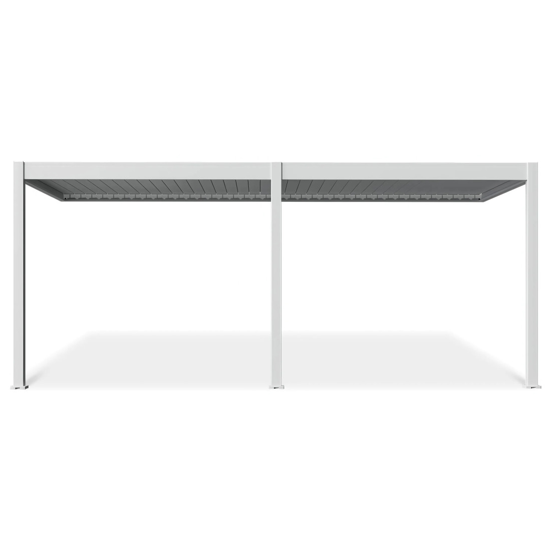 ELEGANCE WALL AUTOMATIC+LED 3x6 PERGOLA TARASOWA WHITE