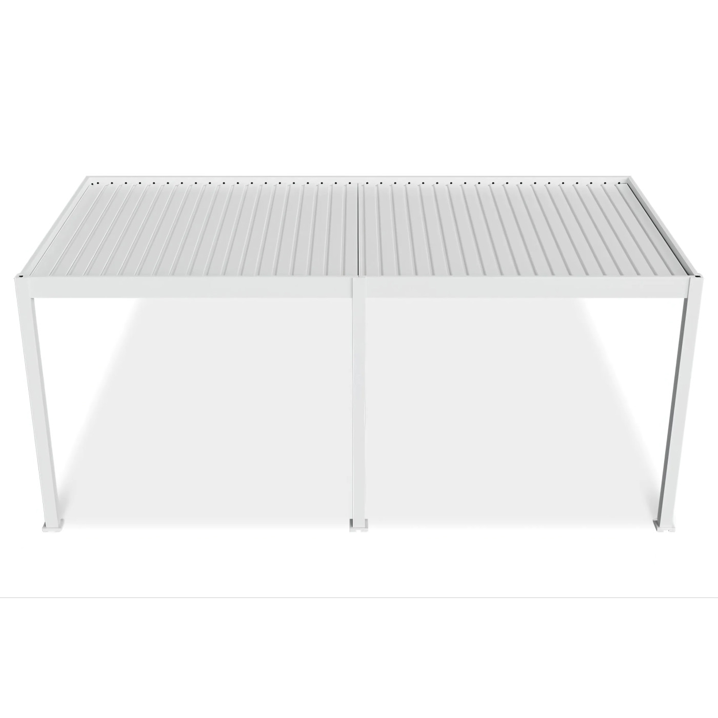 ELEGANCE WALL AUTOMATIC+LED 3x6 PERGOLA TARASOWA WHITE