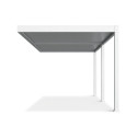 ELEGANCE WALL AUTOMATIC+LED 3x6 PERGOLA TARASOWA WHITE