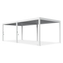 DELUXE 3.6x7.2 TERRACE PERGOLA WHITE