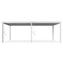 DELUXE 3.6x7.2 TERRACE PERGOLA WHITE