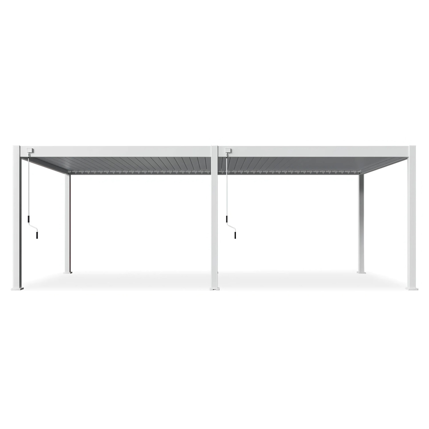 DELUXE 3.6x7.2 TERRACE PERGOLA WHITE