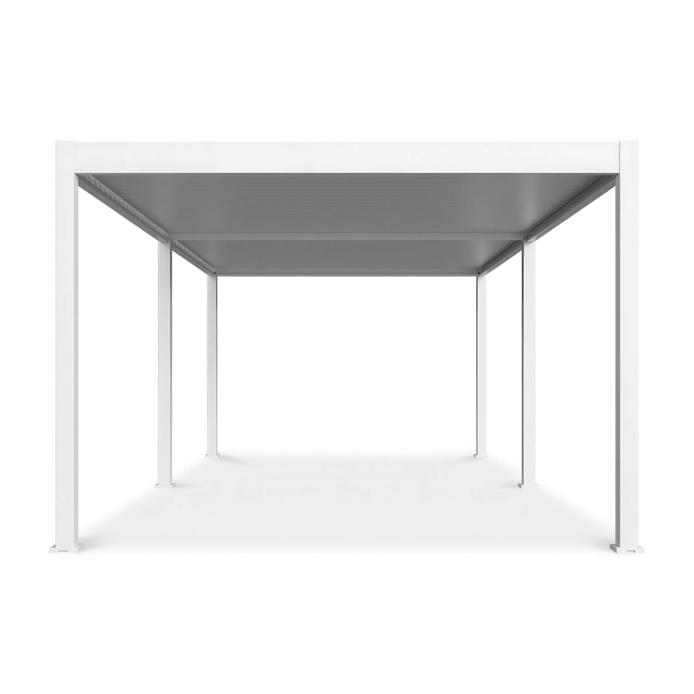 DELUXE 3.6x7.2 TERRACE PERGOLA WHITE