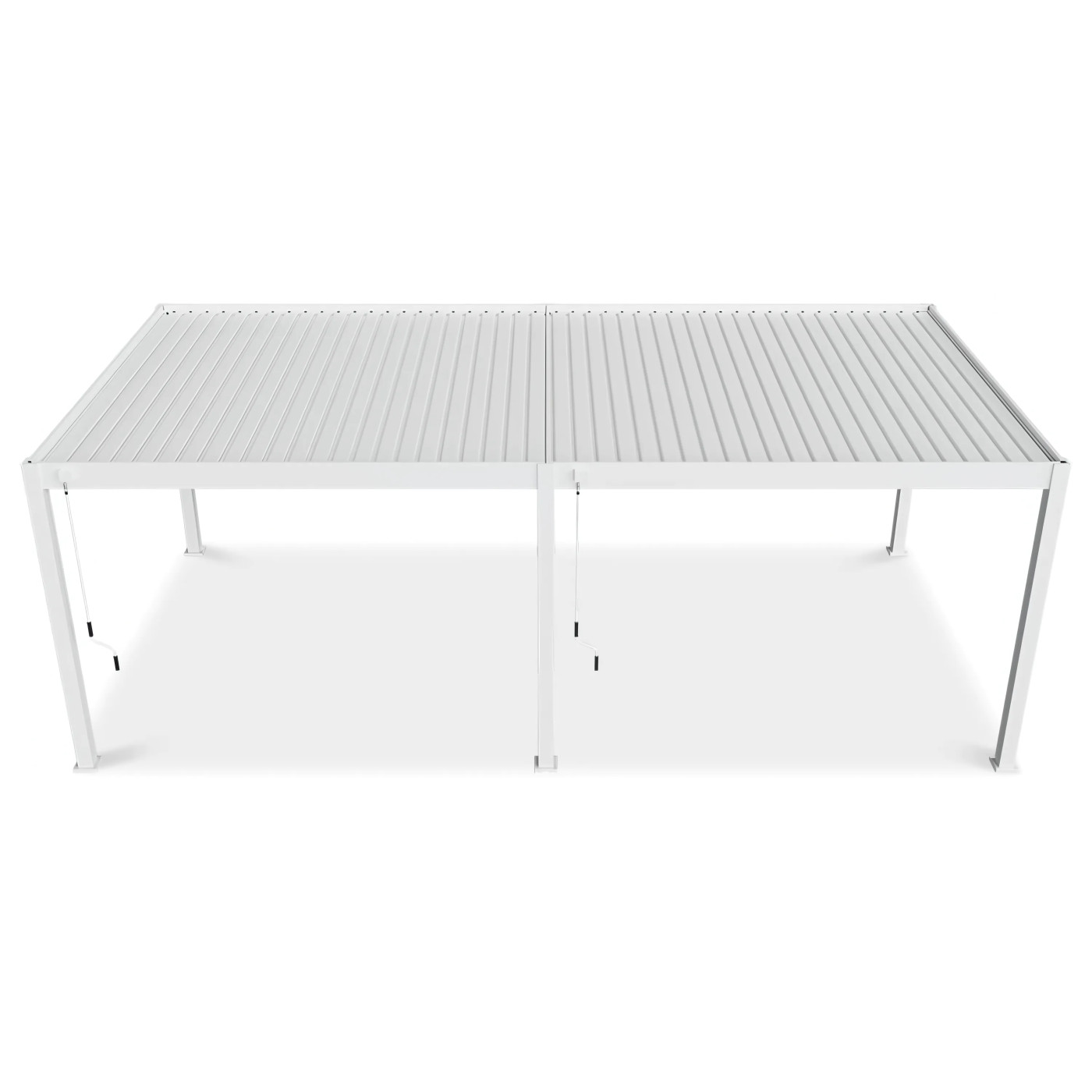 DELUXE 3.6x7.2 TERRACE PERGOLA WHITE