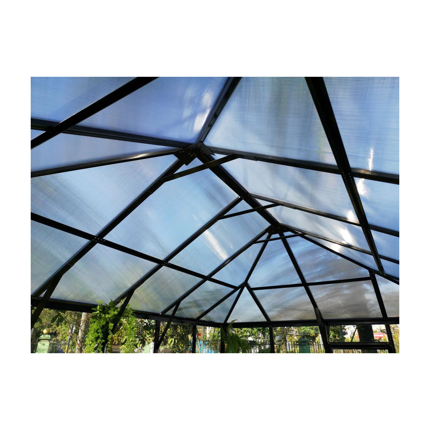 BROADWAY 436x436 WINTER GARDEN (PC+GLASS) BLACK