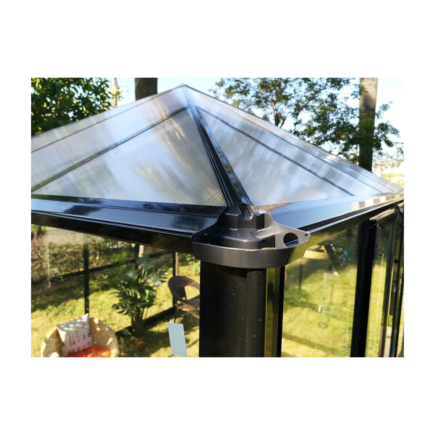 BROADWAY 436x436 WINTER GARDEN (PC+GLASS) BLACK