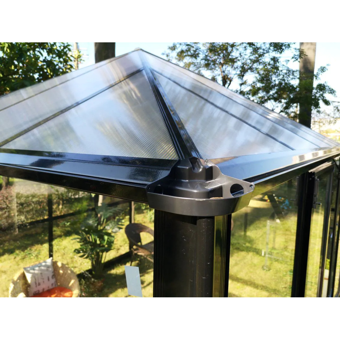 BROADWAY 436x436 WINTER GARDEN (PC+GLASS) BLACK