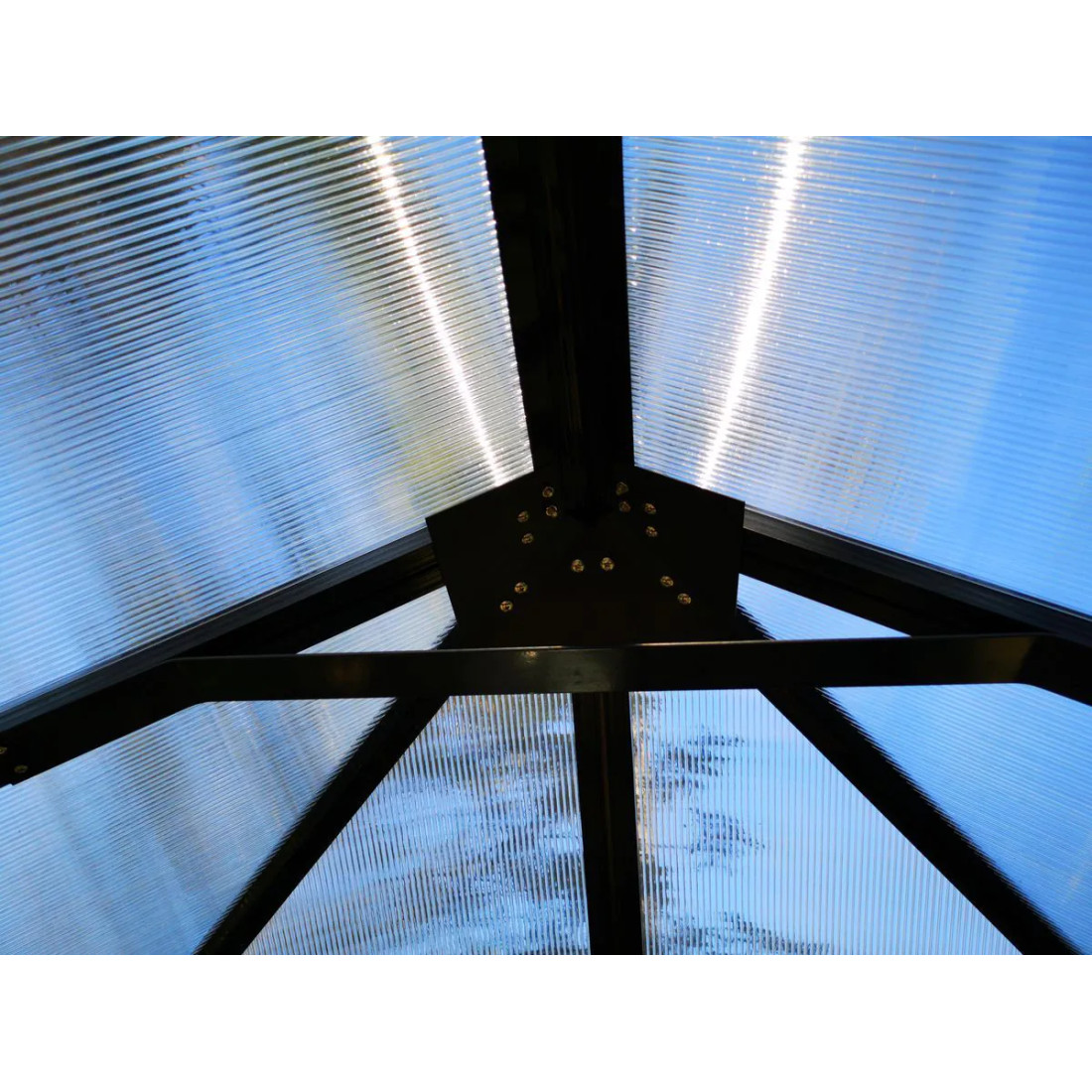 BROADWAY 436x436 WINTER GARDEN (PC+GLASS) BLACK