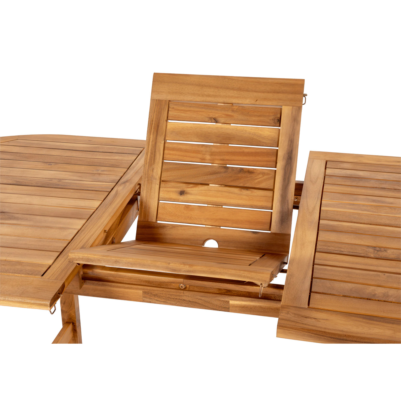 AKADIA DINING 190/8 ACACIA WOOD SET