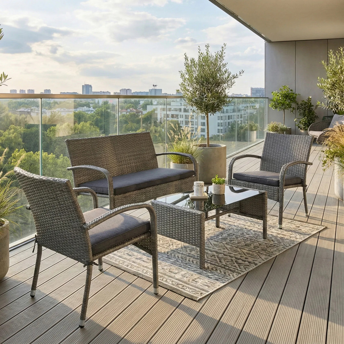 SAN MARINO ZESTAW GREY