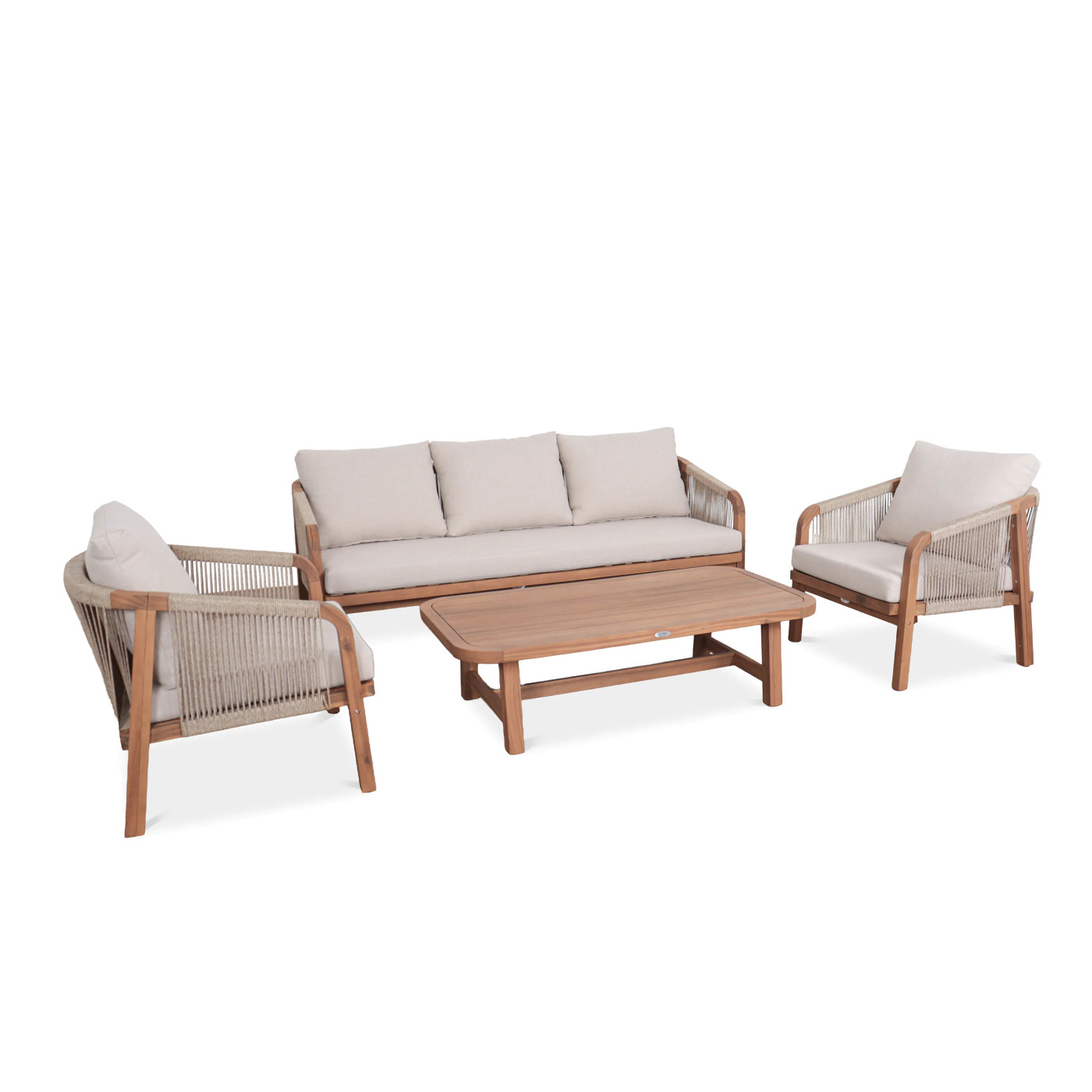 SKALA CAFFE ZESTAW ACACIA WOOD